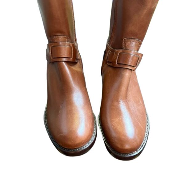 NEW Tory Burch Women's Colton Leather Riding Boots Size 5M - Picture 9 of 10